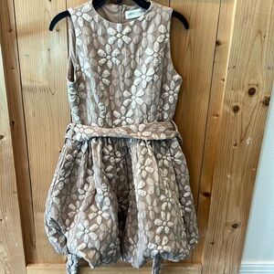 Jacquard print dress